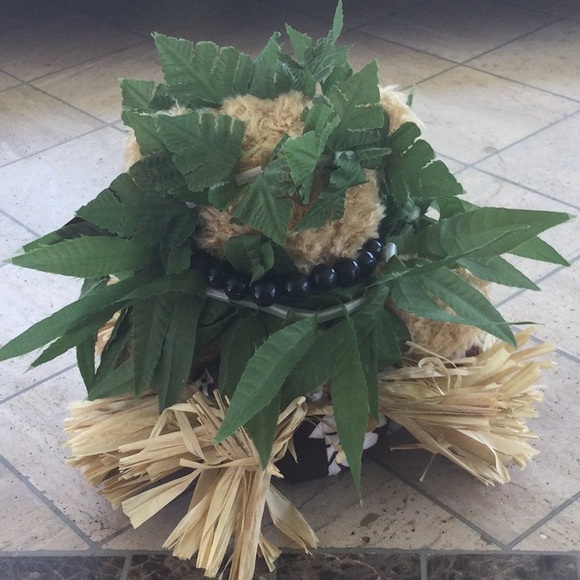 Hawaiian Collectibles Hoku Li’ili’i Little Star Bearfoot Hula Bear Plush - Picture 2 of 5